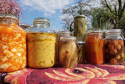 Kimchi, Sauerkraut, Fermentiertes Gem&uuml;se